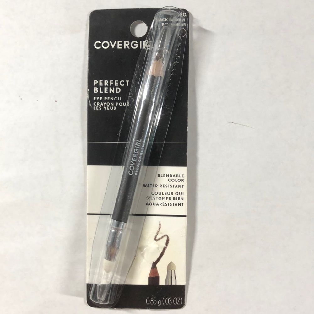 Covergirl Perfect Blend Eye Pencil 110 Black Brown NEW NIP